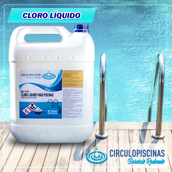 Cloro Líquido 10 Lts ; 10% de concentración